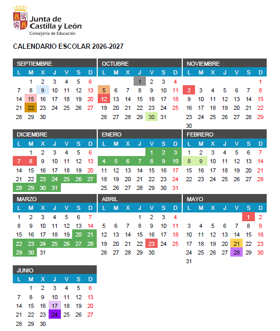 calendario 26/27